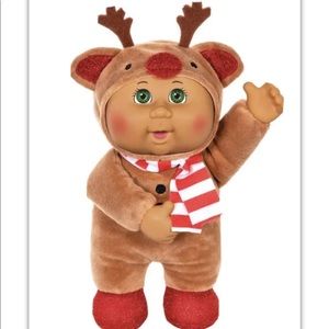Cabbage Patch Kids Cuties HOLIDAY HELPERS 10" Doll TINK REINDEER Christmas NWT